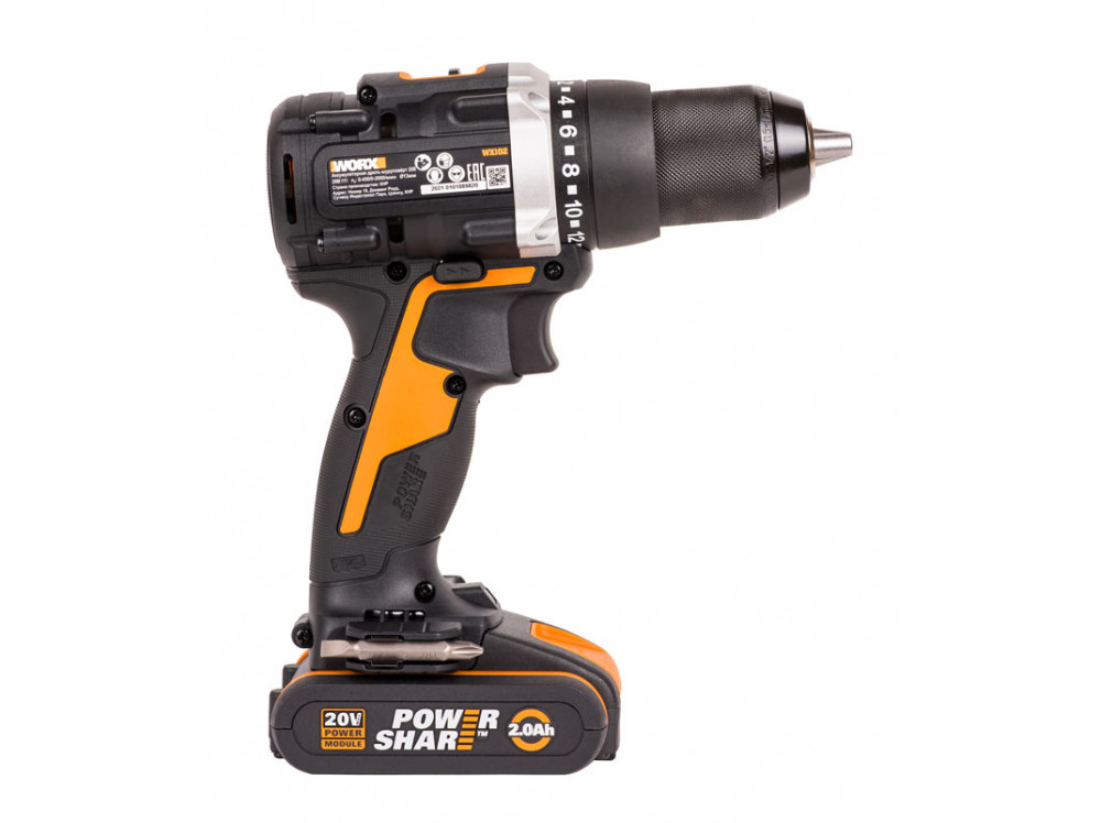 Дрель-шуруповерт аккумуляторная WORX WX102 Дрель-шуруповерт аккумуляторная WORX WX102