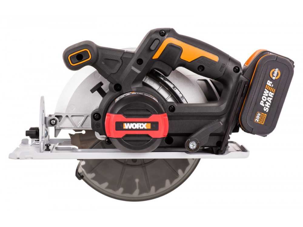 Циркулярная пила аккумуляторная бесщеточная WORX WX520