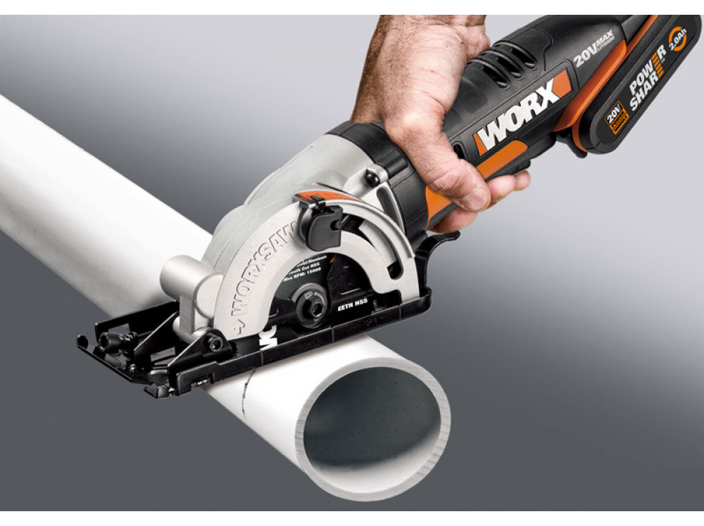 Дисковая пила аккумуляторная WORX SAW WX527.9