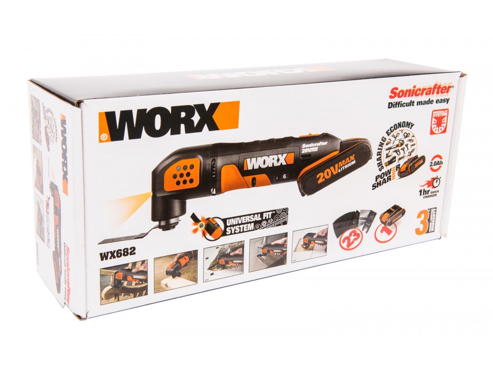 Реноватор аккумуляторный WORX WX682 Реноватор аккумуляторный WORX WX682