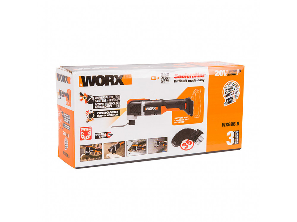 Реноватор аккумуляторный WORX WX696.9 Реноватор аккумуляторный WORX WX696.9