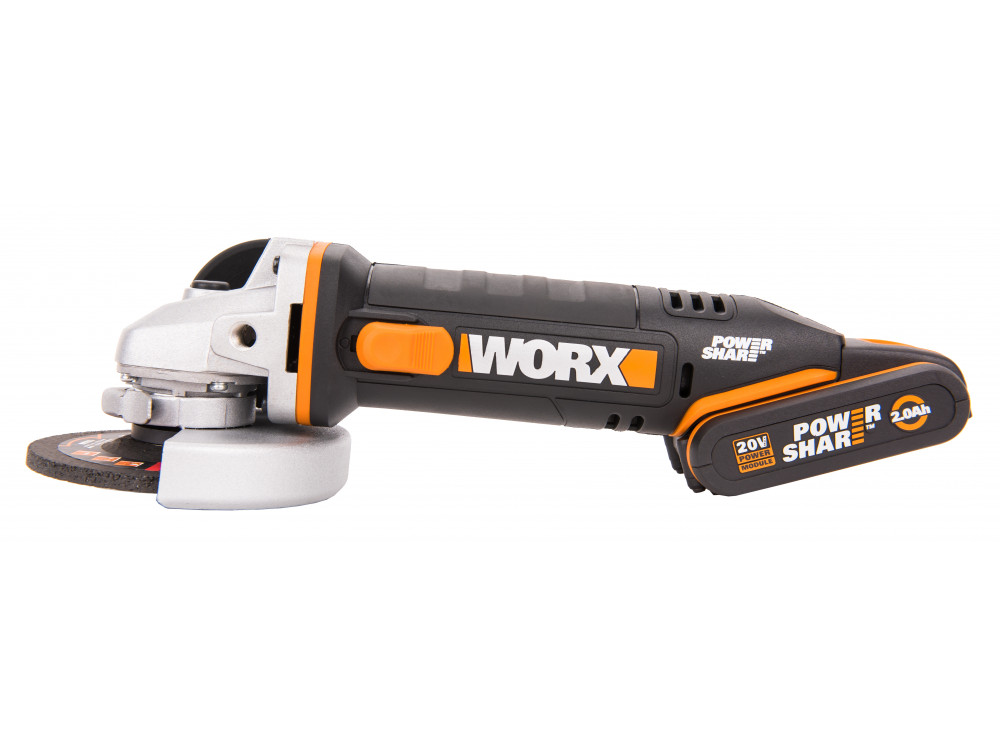 Угловая шлифмашина аккумуляторная WORX WX800 Угловая шлифмашина аккумуляторная WORX WX800