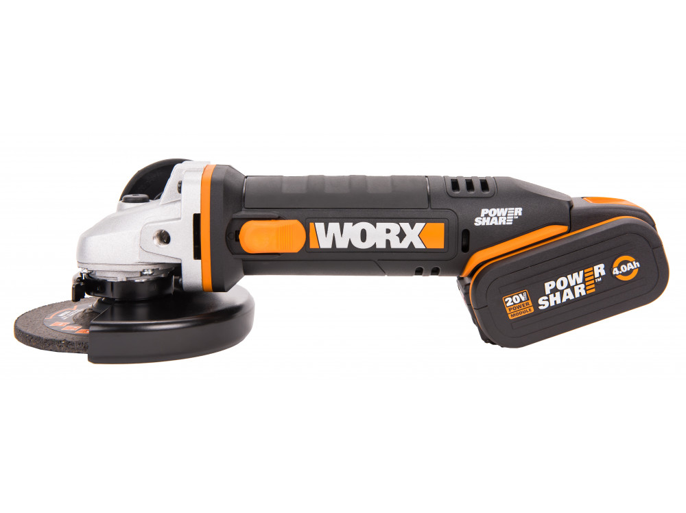 Угловая шлифмашина аккумуляторная WORX WX803 Угловая шлифмашина аккумуляторная WORX WX803
