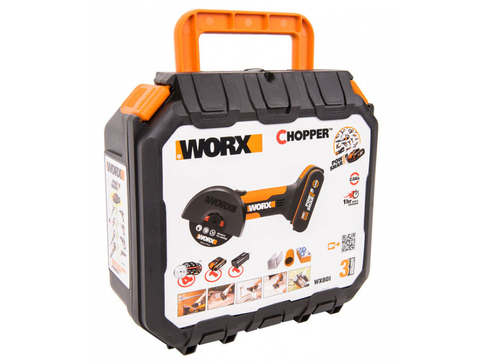 Угловая шлифмашина аккумуляторная WORX WX801 Угловая шлифмашина аккумуляторная WORX WX801