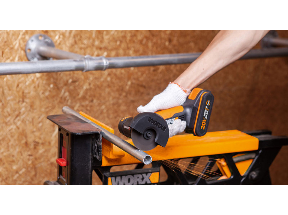 Угловая шлифмашина аккумуляторная WORX WX801 Угловая шлифмашина аккумуляторная WORX WX801