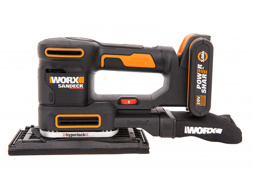 Виброшлифмашина аккумуляторная WORX WX820 Виброшлифмашина аккумуляторная WORX WX820