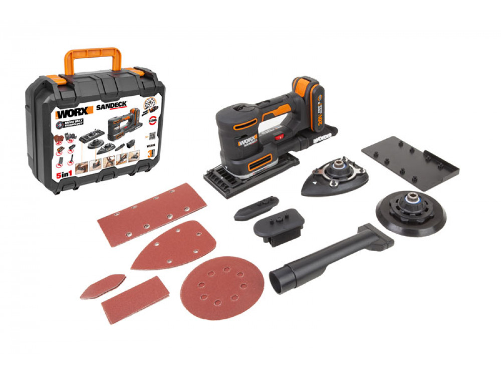 Виброшлифмашина аккумуляторная WORX WX820 Виброшлифмашина аккумуляторная WORX WX820