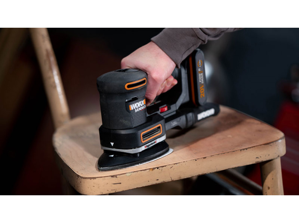 Виброшлифмашина аккумуляторная WORX WX820 Виброшлифмашина аккумуляторная WORX WX820