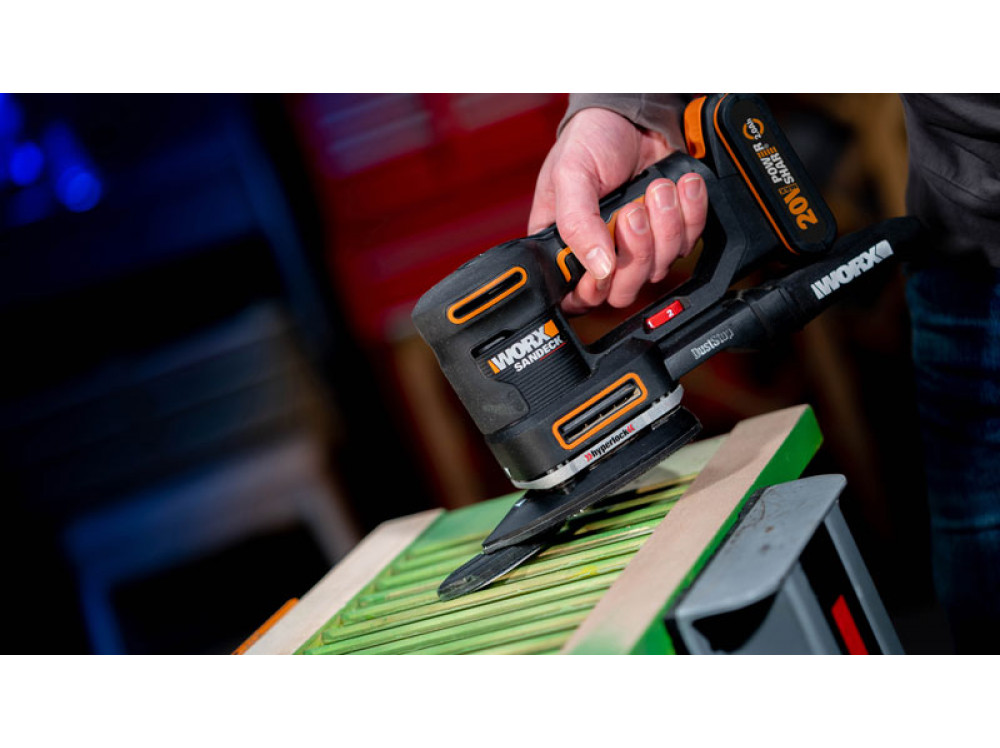 Виброшлифмашина аккумуляторная WORX WX820 Виброшлифмашина аккумуляторная WORX WX820