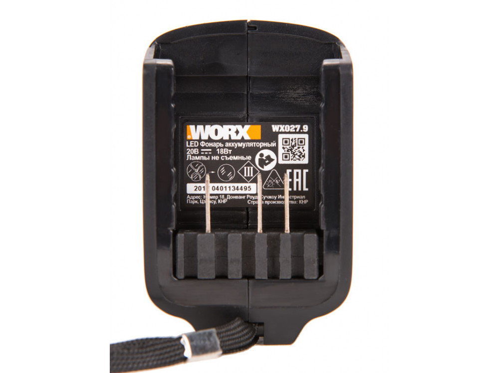Фонарь аккумуляторный WORX WX027.9 Фонарь аккумуляторный WORX WX027.9