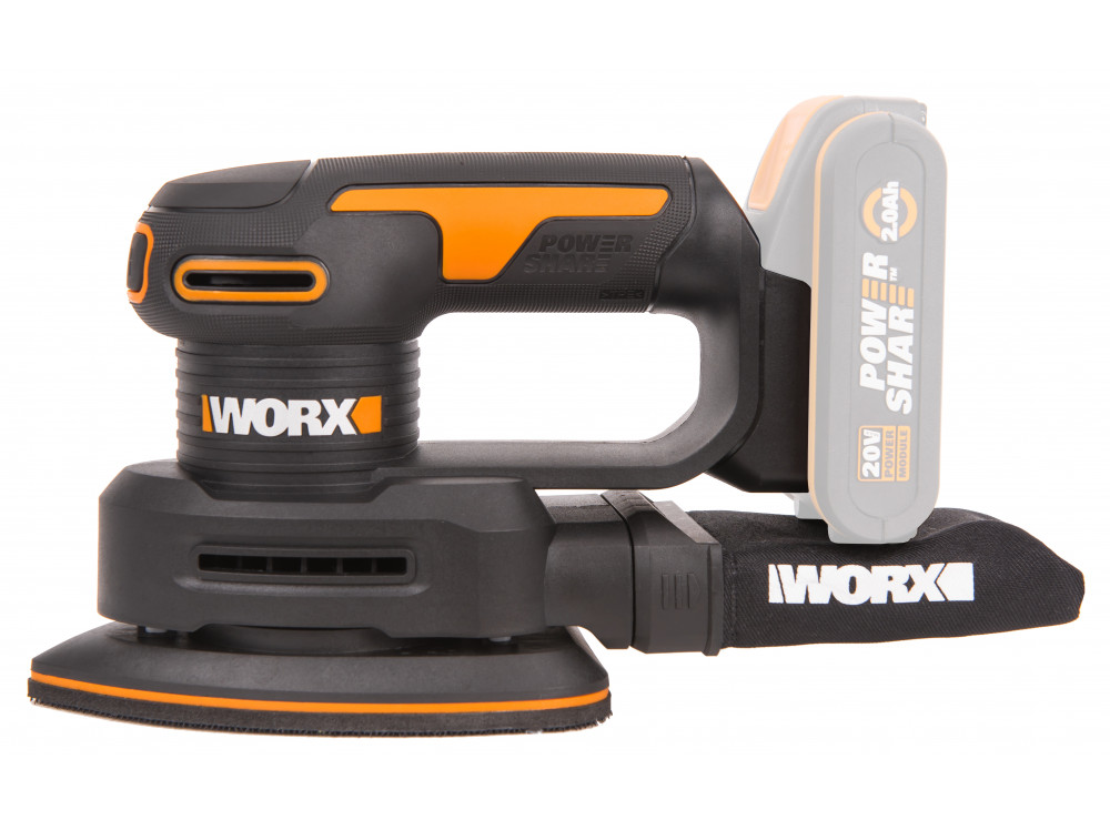 Дельто-шлифовальная машина аккумуляторная WORX WX822.9 20В Дельто-шлифовальная машина аккумуляторная WORX WX822.9 20В
