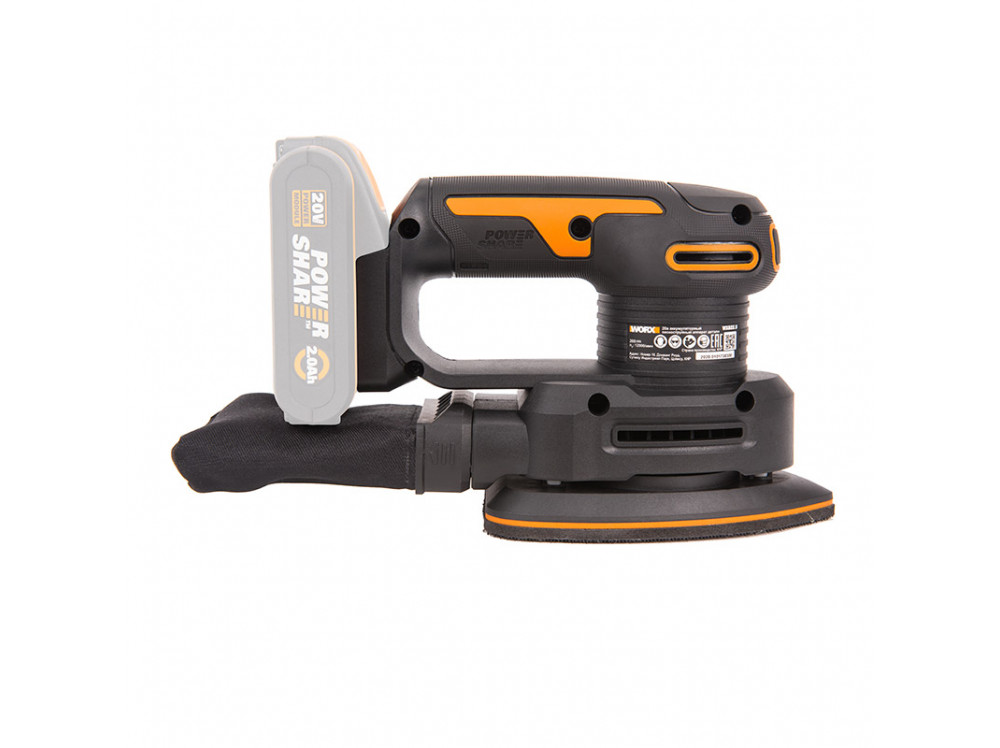 Дельто-шлифовальная машина аккумуляторная WORX WX822.9 20В Дельто-шлифовальная машина аккумуляторная WORX WX822.9 20В