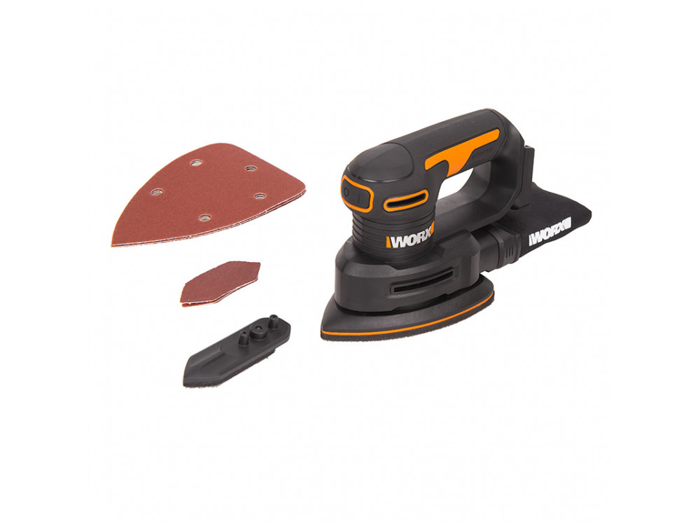 Дельто-шлифовальная машина аккумуляторная WORX WX822.9 20В Дельто-шлифовальная машина аккумуляторная WORX WX822.9 20В