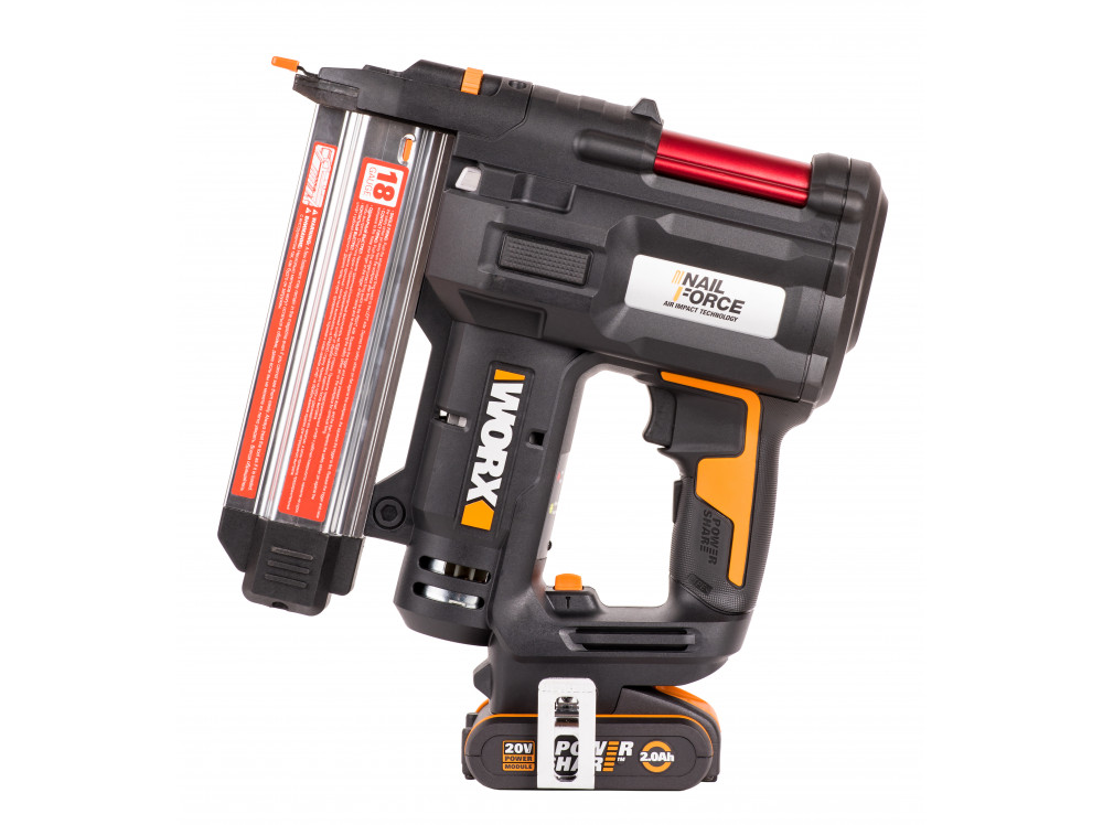 Гвозде-скобозабиватель аккумуляторный WORX WX840 20В Гвозде-скобозабиватель аккумуляторный WORX WX840 20В