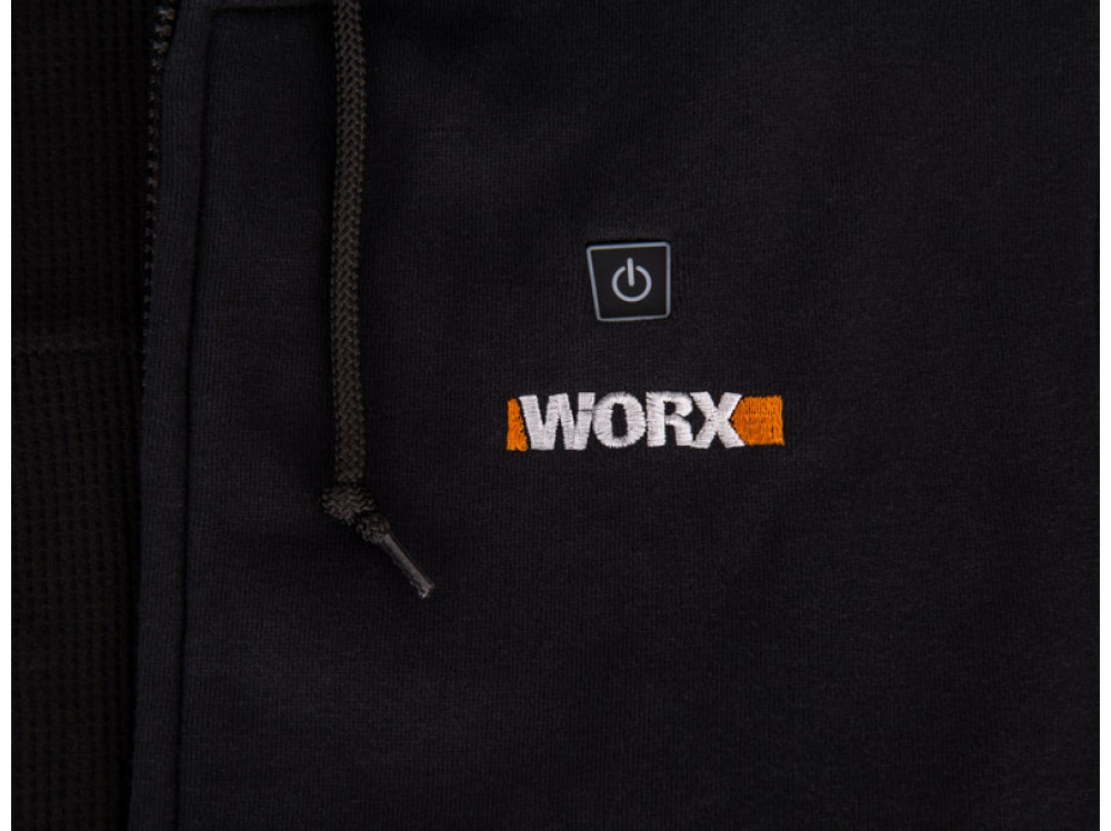 Куртка с подогревом Worx WA4660 S темно-серая
