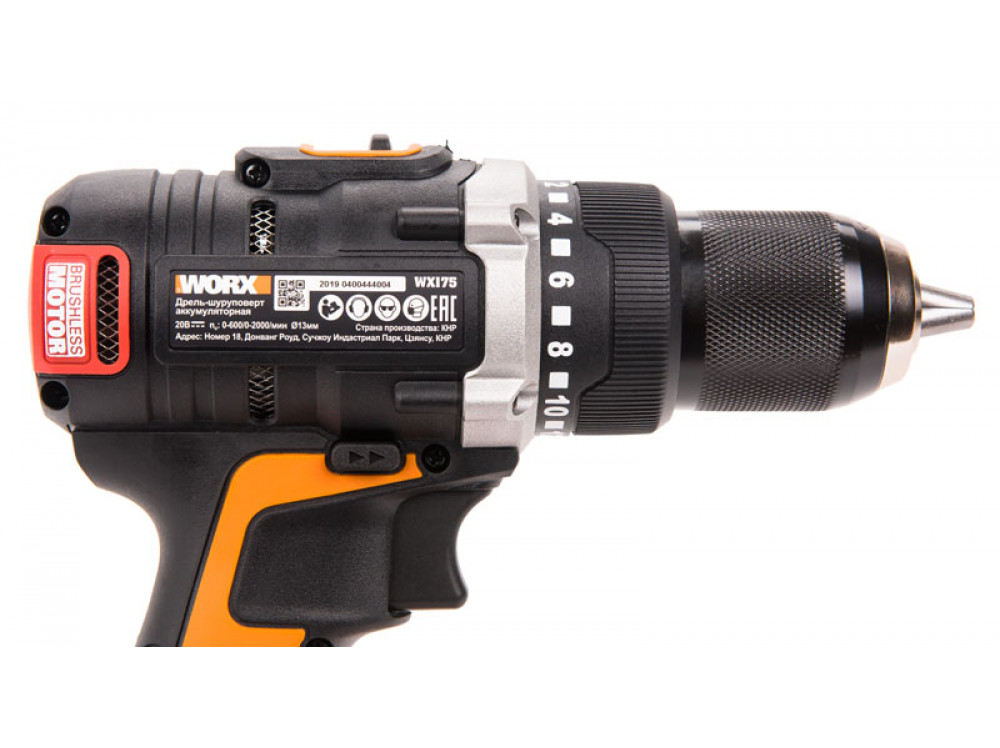 Дрель-шуруповерт аккумуляторная WORX BL WX175.9