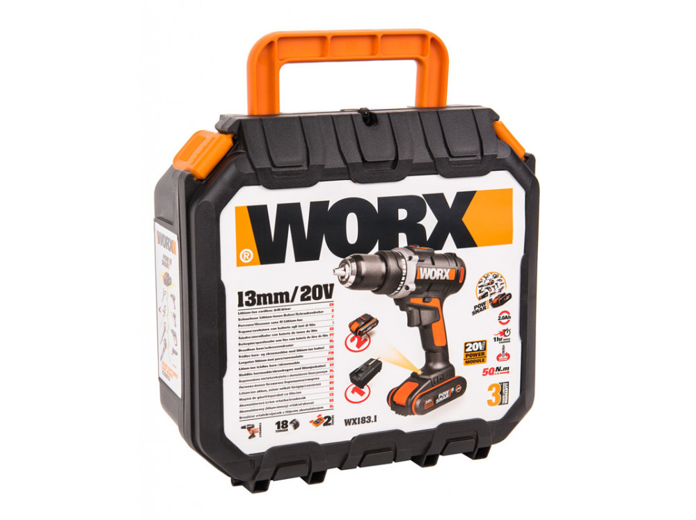 Дрель-шуруповерт аккумуляторная WORX WX183.1