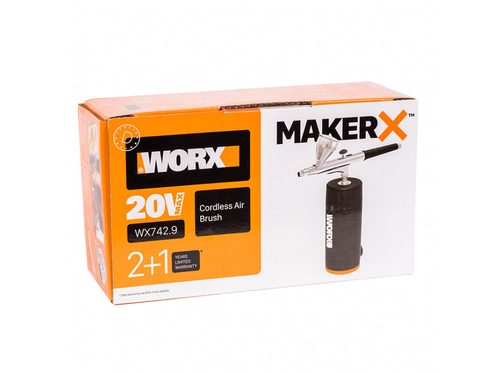 Краскопульт аккумуляторный WORX WX742.9 20В Краскопульт аккумуляторный WORX WX742.9 20В