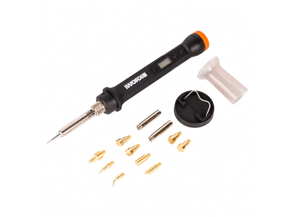 Выжигатель-паяльник аккумуляторный WORX WX744.9 20В Выжигатель-паяльник аккумуляторный WORX WX744.9 20В