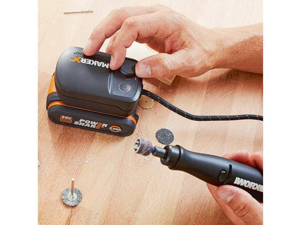 Адаптер для MAKER X с USB WORX WA7161 20В Адаптер для MAKER X с USB WORX WA7161 20В