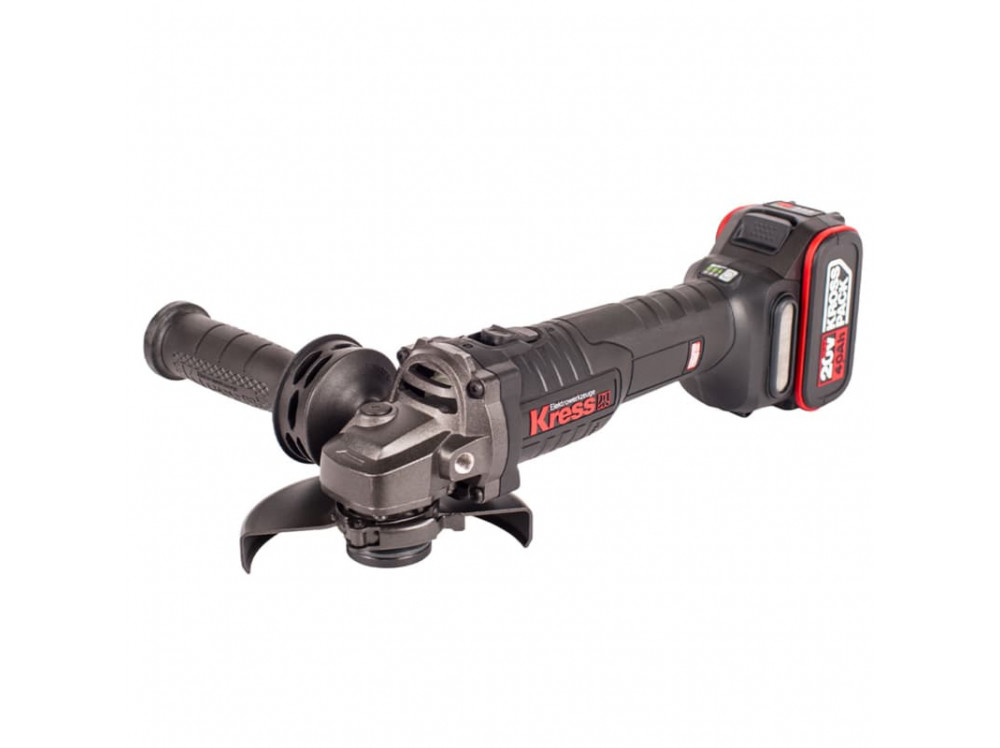Аккумуляторная угловая шлифмашина (болгарка) KRESS KU801 20V 125мм Аккумуляторная угловая шлифмашина (болгарка) KRESS KU801 20V 125мм