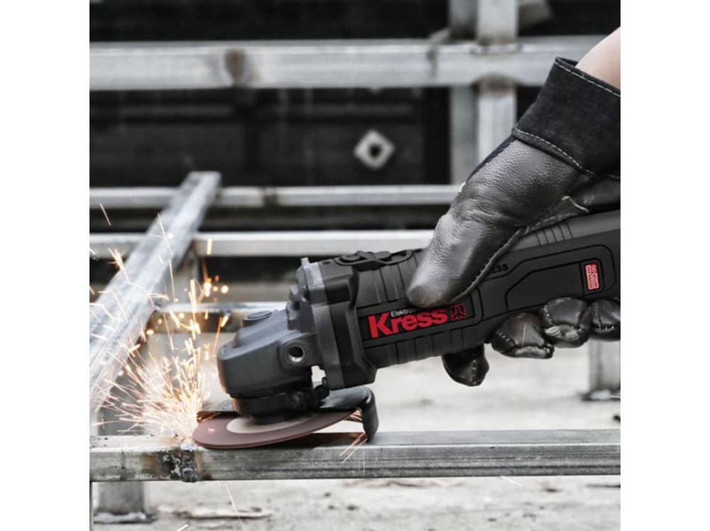 Аккумуляторная угловая шлифмашина (болгарка) KRESS KU801 20V 125мм Аккумуляторная угловая шлифмашина (болгарка) KRESS KU801 20V 125мм