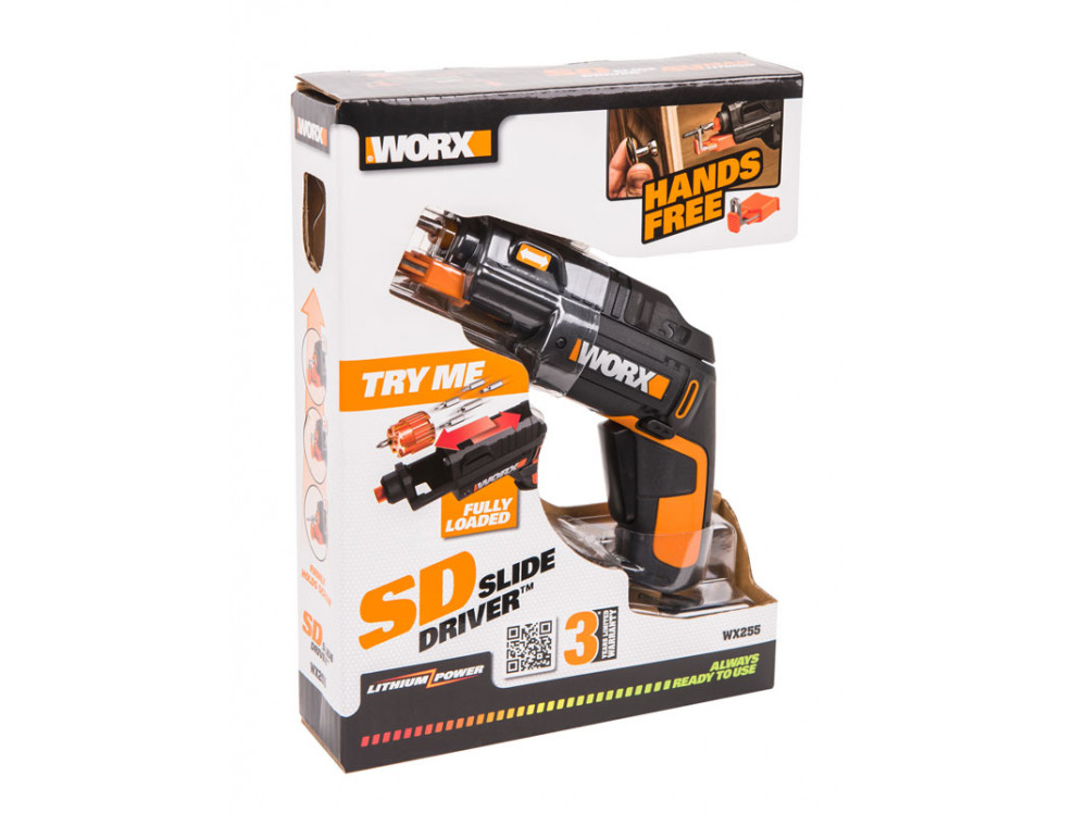 Отвертка аккумуляторная WORX WX255 SD Slide Driver Отвертка аккумуляторная WORX WX255 SD Slide Driver