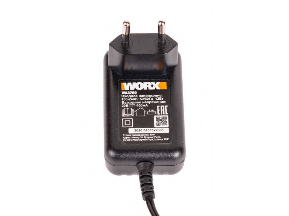 Зарядное устройство WORX WA3760 20В Зарядное устройство WORX WA3760 20В