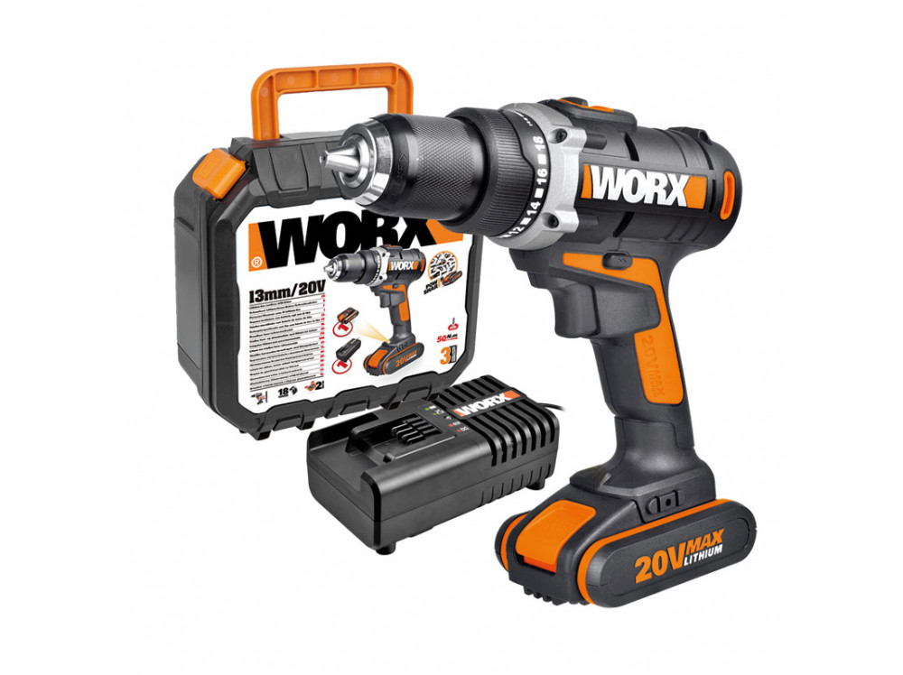 Дрель-шуруповерт аккумуляторная WORX WX183.9