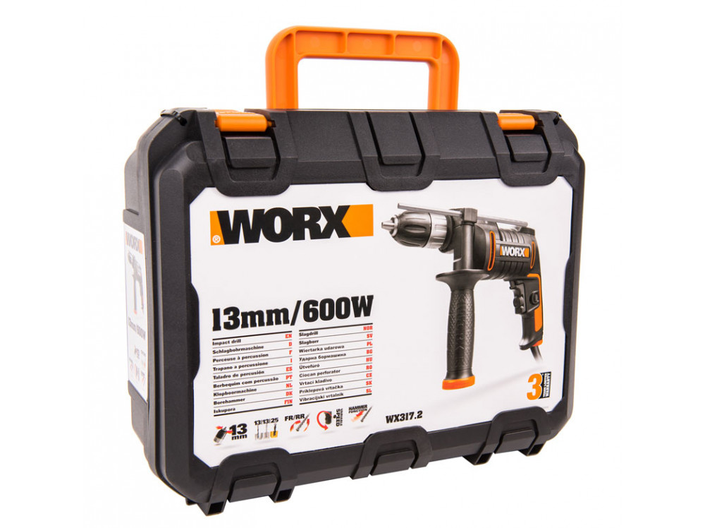 Дрель ударная WORX WX317.2 Дрель ударная WORX WX317.2