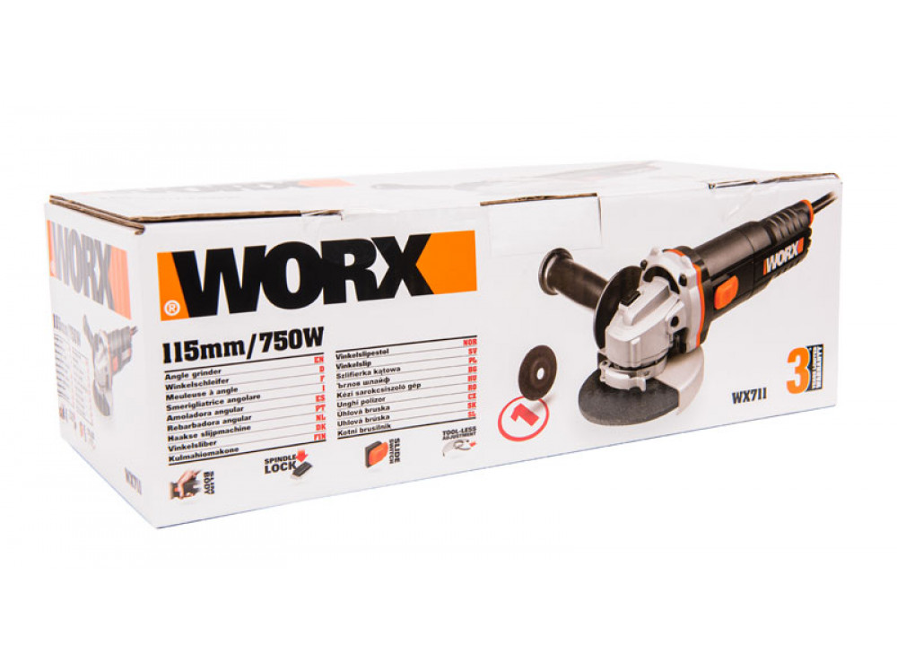 Угловая шлифовальная машина WORX WX711 Угловая шлифовальная машина WORX WX711