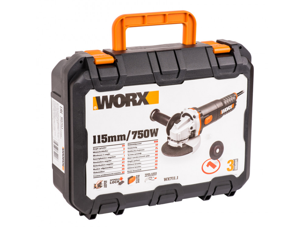 Угловая шлифовальная машина WORX WX711.1 Угловая шлифовальная машина WORX WX711.1