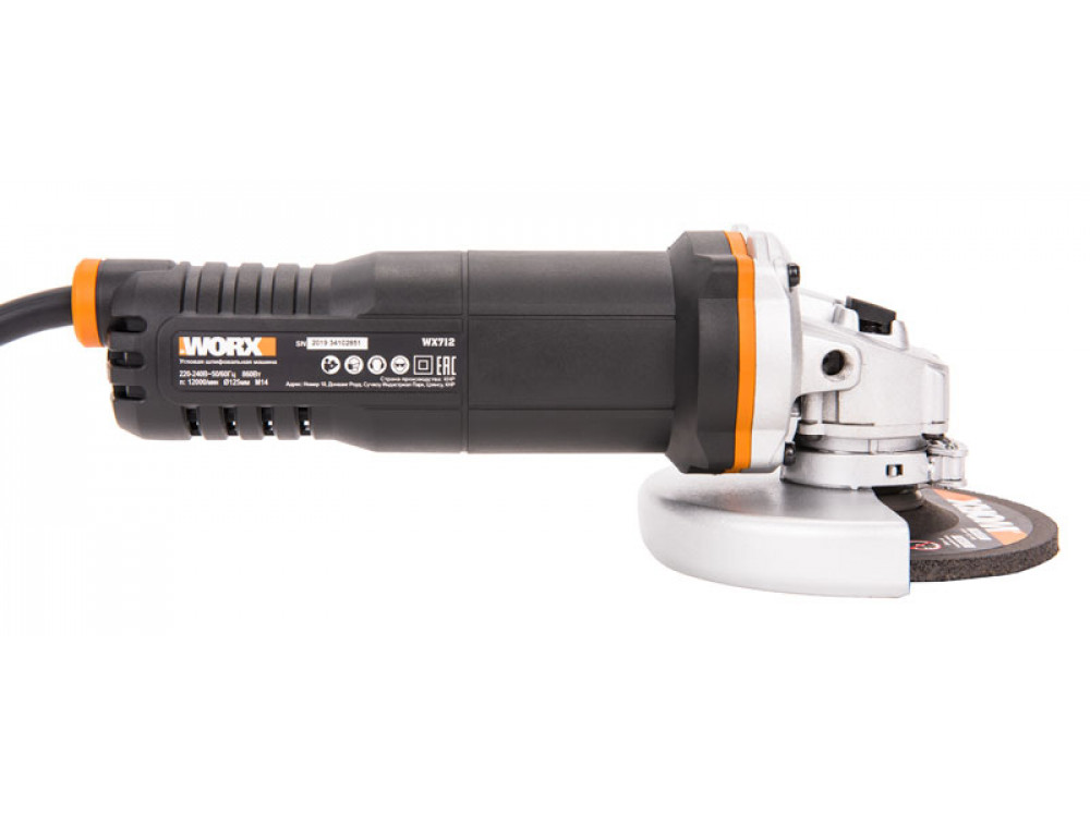 Угловая шлифовальная машина WORX WX712 Угловая шлифовальная машина WORX WX712