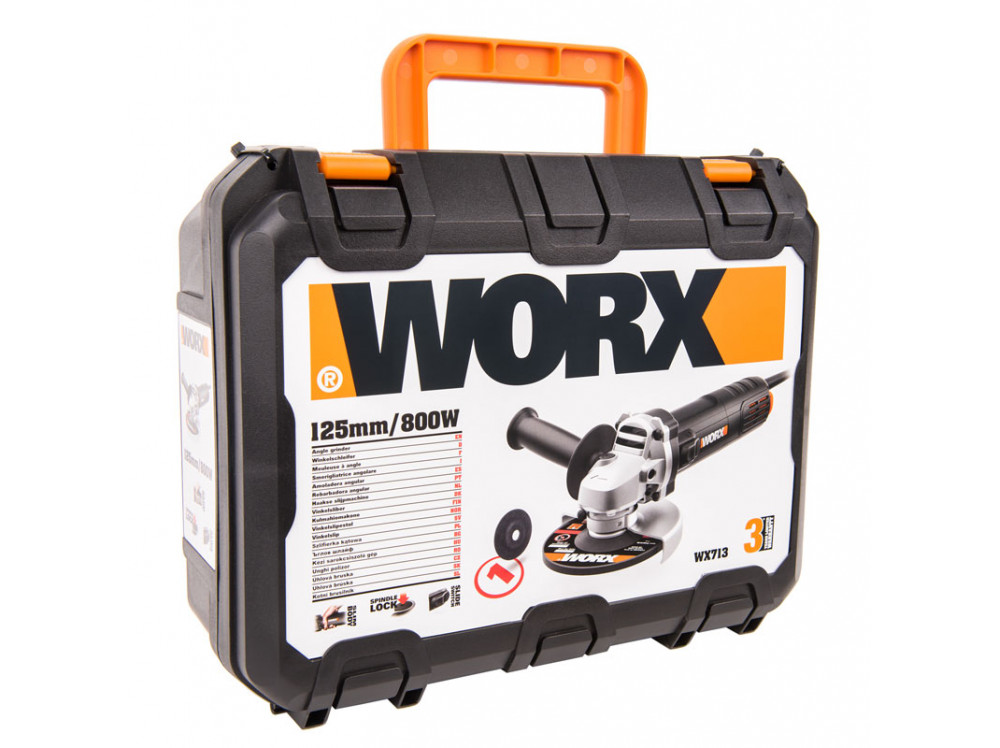 Угловая шлифовальная машина WORX WX713 800Вт Угловая шлифовальная машина WORX WX713 800Вт