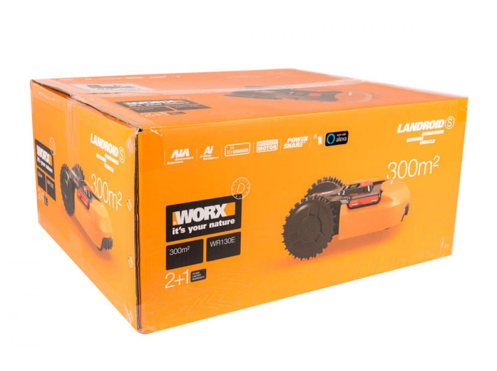 Роботизированная газонокосилка Worx Landroid S WR130E 300м² Роботизированная газонокосилка Worx Landroid S WR130E 300м²