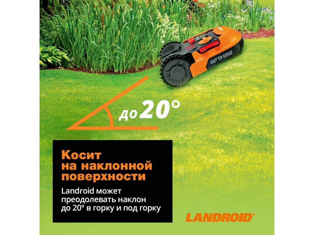 Роботизированная газонокосилка Worx Landroid M WR141E 500м² Роботизированная газонокосилка Worx Landroid M WR141E 500м²