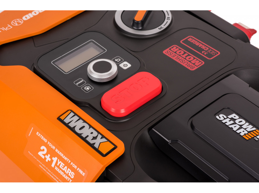 Роботизированная газонокосилка Worx Landroid M500 Plus WR165E 500м² Роботизированная газонокосилка Worx Landroid M500 Plus WR165E 500м²