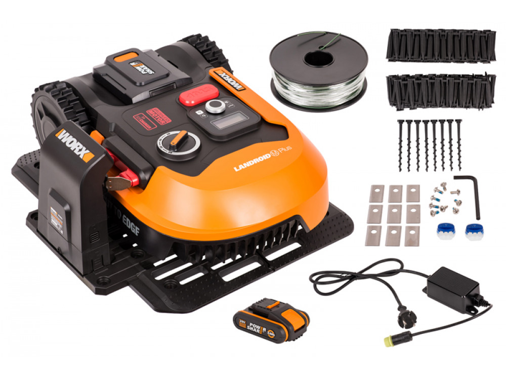 Роботизированная газонокосилка Worx Landroid M500 Plus WR165E 500м² Роботизированная газонокосилка Worx Landroid M500 Plus WR165E 500м²