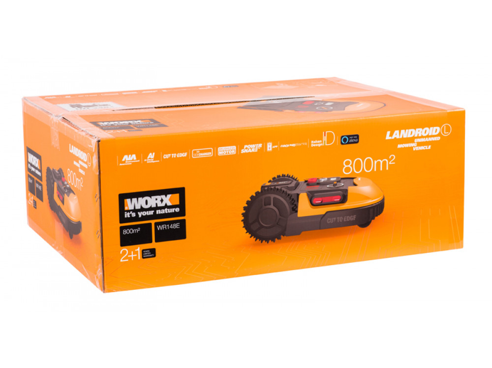 Роботизированная газонокосилка Worx Landroid L WR148E 800м² Роботизированная газонокосилка Worx Landroid L WR148E 800м²