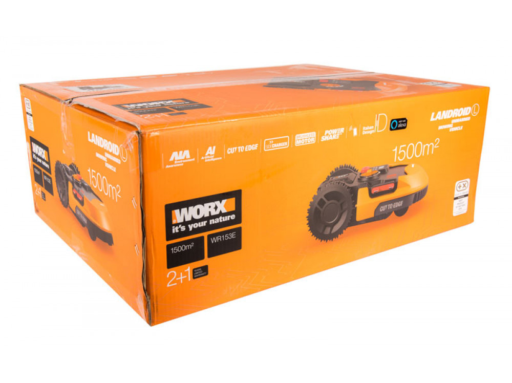 Роботизированная газонокосилка Worx Landroid L WR153E 1500м² Роботизированная газонокосилка Worx Landroid L WR153E 1500м²