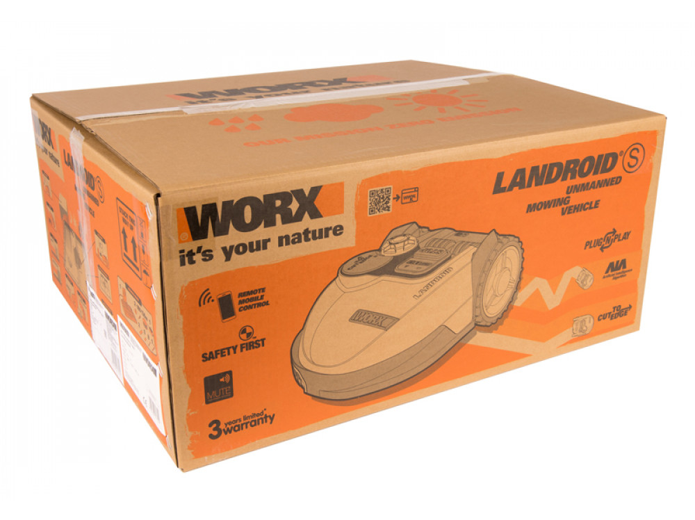 Роботизированная газонокосилка Worx WR100SI Landroid S 390 Роботизированная газонокосилка Worx WR100SI Landroid S 390