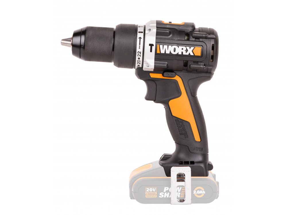 Дрель-шуруповерт ударная аккумуляторная WORX WX352.9 Дрель-шуруповерт ударная аккумуляторная WORX WX352.9