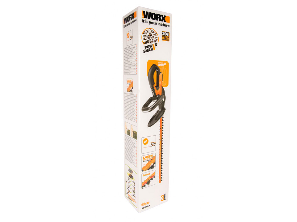Кусторез аккумуляторный WORX WG259E.9 Кусторез аккумуляторный WORX WG259E.9