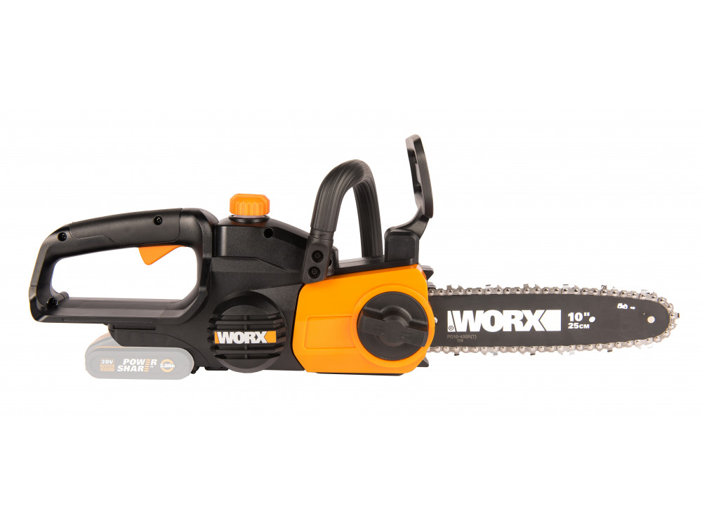 Цепная пила аккумуляторная WORX WG322E.9 Цепная пила аккумуляторная WORX WG322E.9