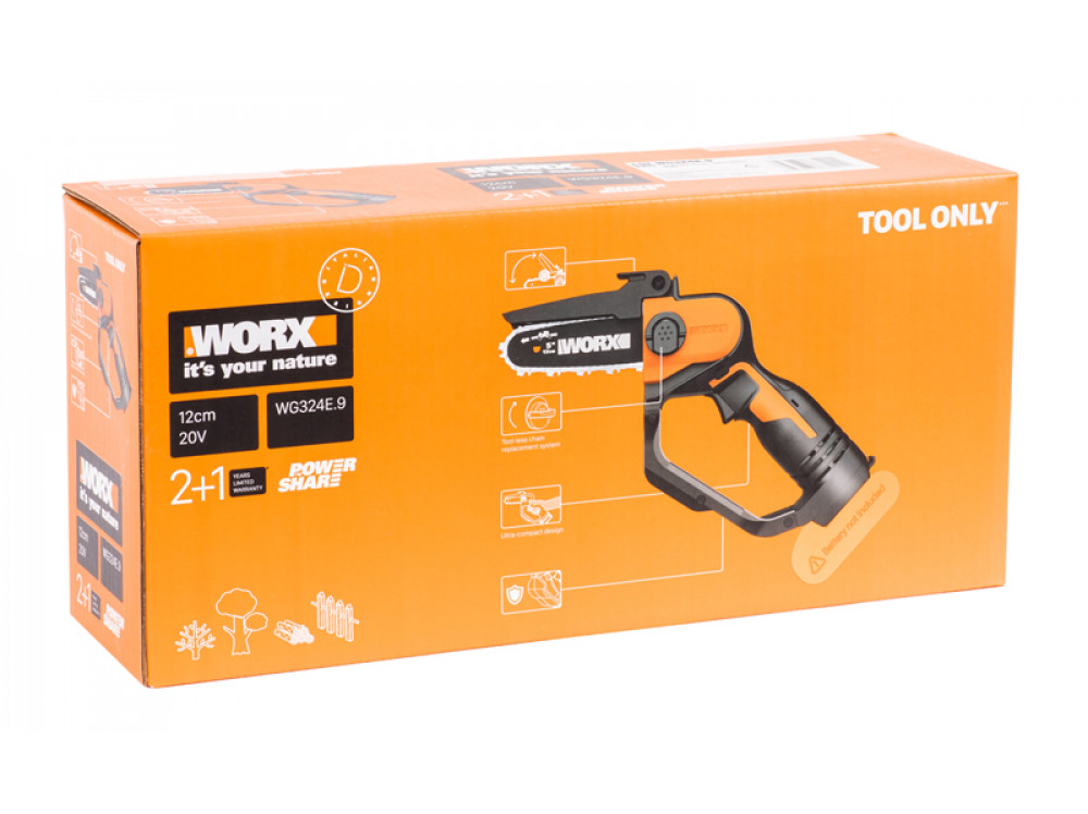 Пила аккумуляторная WORX WG324E.9