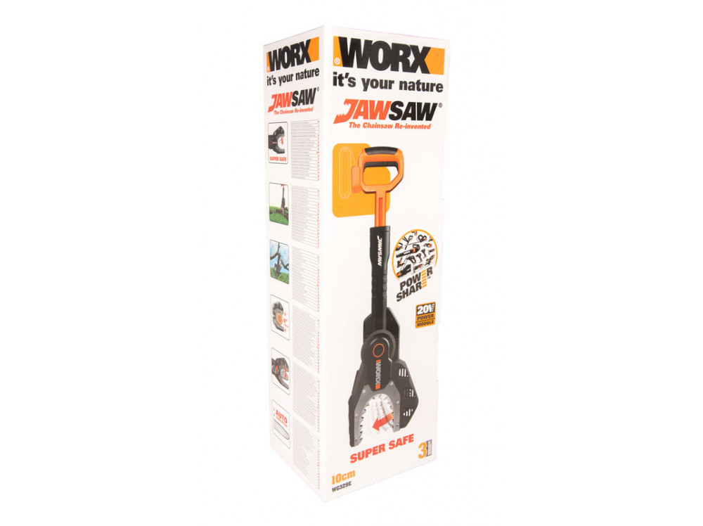 Пила аккумуляторная WORX JawSaw WG329E.9 Пила аккумуляторная WORX JawSaw WG329E.9
