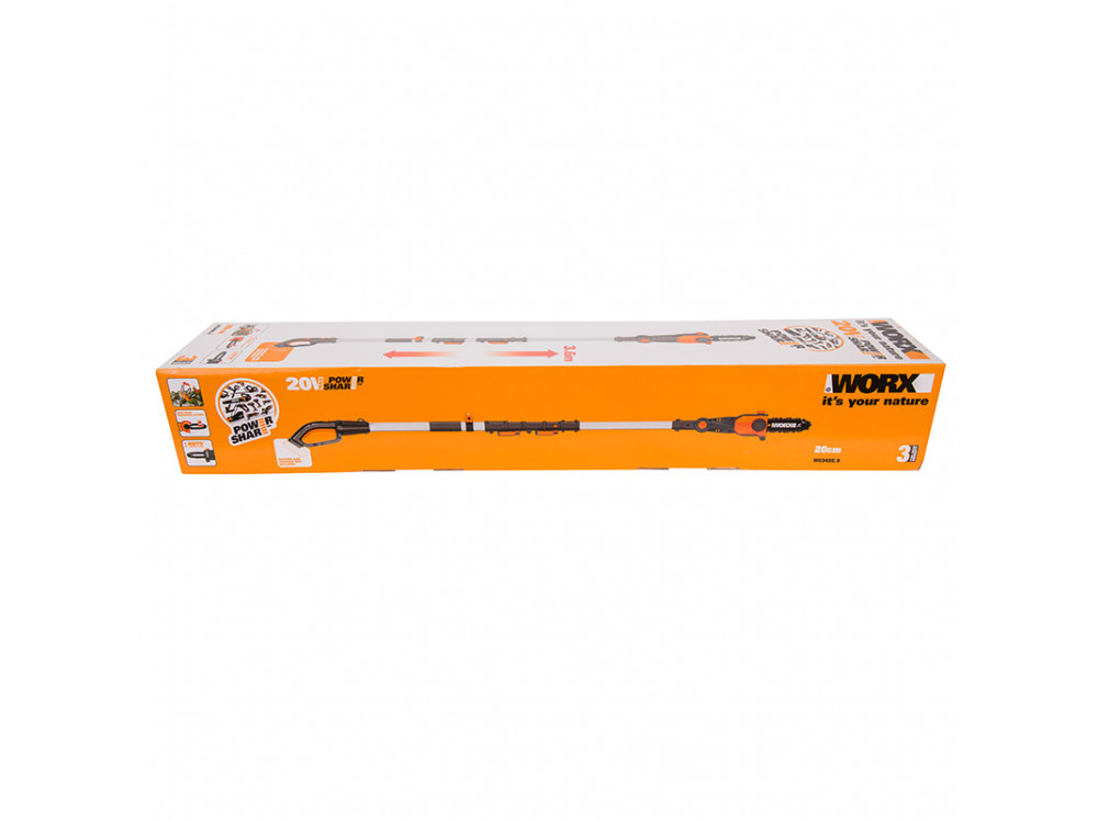 Кусторез телескопический аккумуляторный WORX WG349E.9 Кусторез телескопический аккумуляторный WORX WG349E.9
