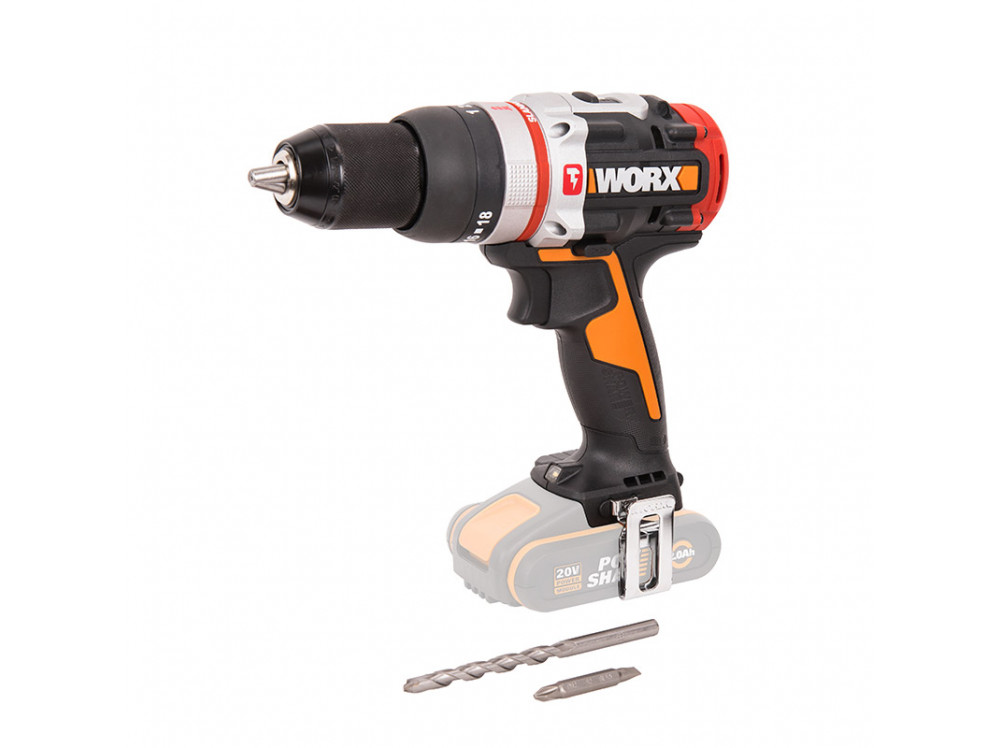 Дрель-шуруповерт ударная аккумуляторная WORX WX354.9 Дрель-шуруповерт ударная аккумуляторная WORX WX354.9