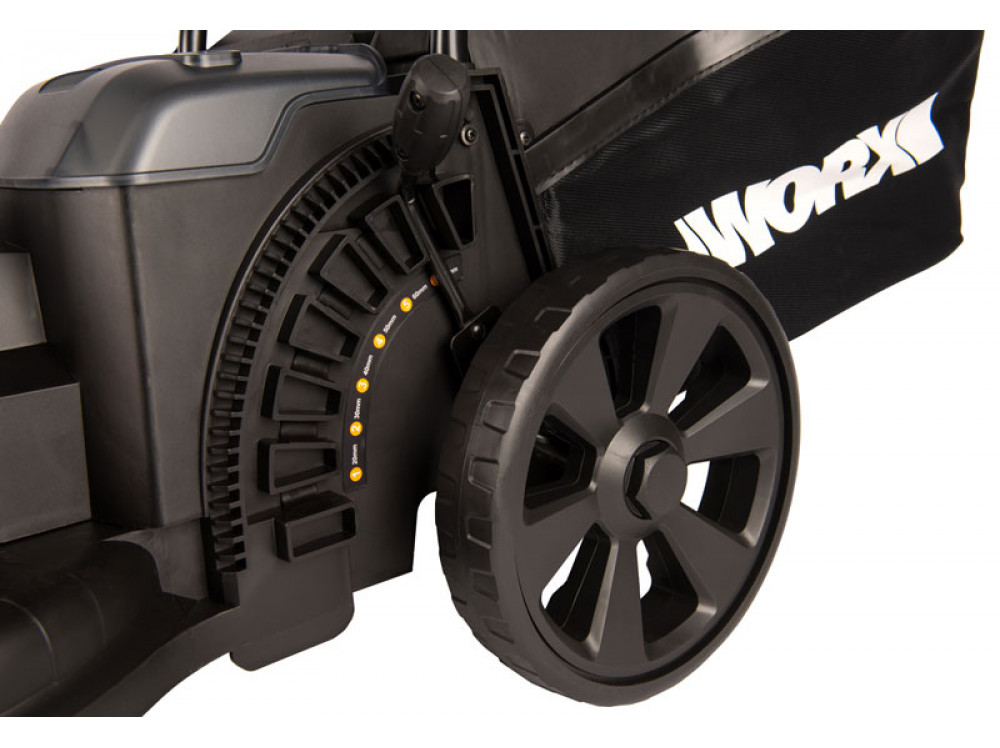 Газонокосилка аккумуляторная WORX WG744E Газонокосилка аккумуляторная WORX WG744E