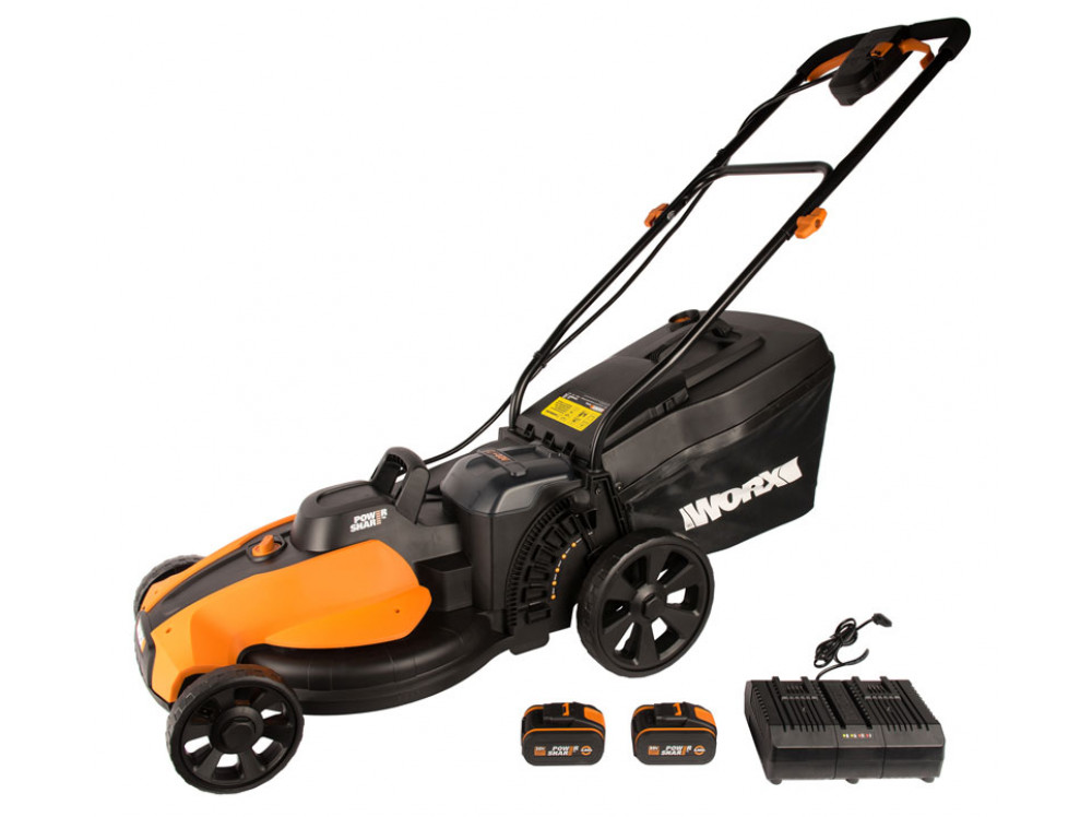 Газонокосилка аккумуляторная WORX WG744E Газонокосилка аккумуляторная WORX WG744E